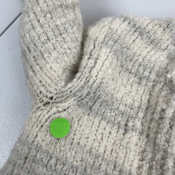 Free People Blazer Womens Small XS Zebra Yarn Icicle Teddy Double Breasted - Picture 8 of 10